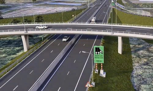 Phối cảnh cáo tốc TP HCM-Thủ Dầu Một-Chơn Thành. Ảnh:Chủ đầu tư